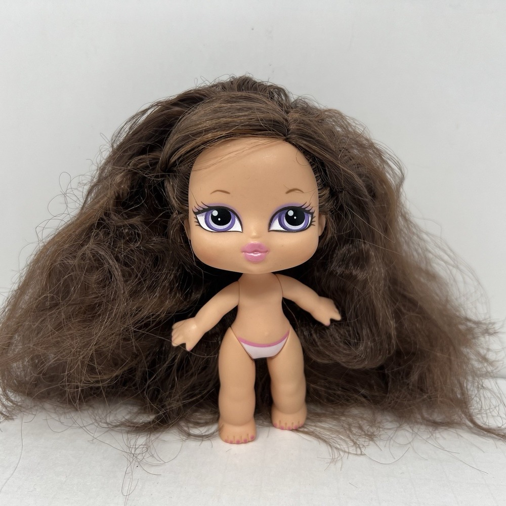 Bratz Babyz Dana Doll Extra Long Brown Hair‎ Flair Collectible Toy 5"